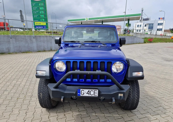 Jeep Wrangler cena 124000 przebieg: 69000, rok produkcji 2018 z Gdańsk małe 137